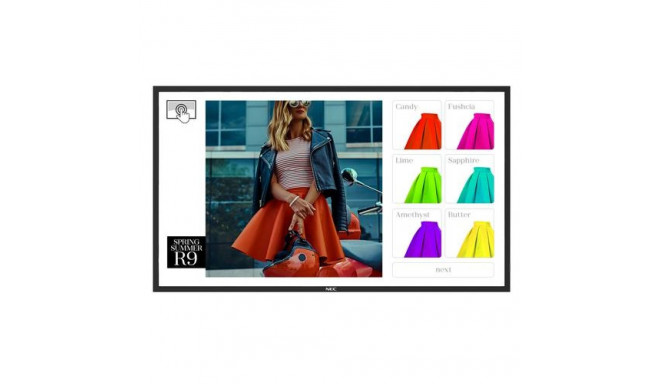 NEC MultiSync ME501 IR-2 Kiosk design 127 cm (50&quot;) LED 400 cd/m² Black Touchscreen Built-in