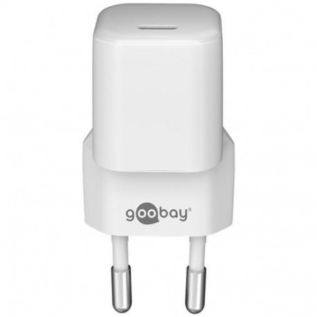 Goobay 59716 mobile device charger Smartphone, Tablet White AC Fast charging Indoor