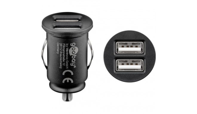 Goobay Dual-USB Car Charger 15.5 W