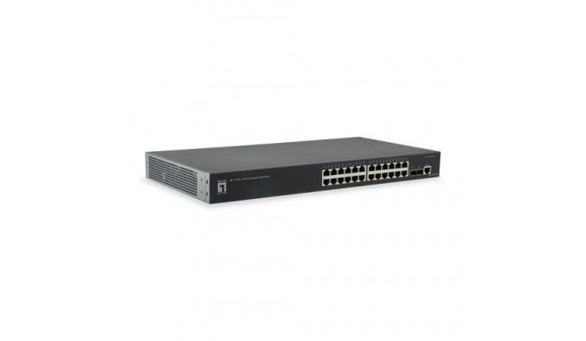 LevelOne KILBY 26-Port L2 Managed Gigabit Switch, 2 x 10GbE SFP+