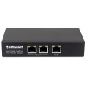Intellinet 2-Port Gigabit High-Power PoE+ Extender Repeater, IEEE 802.3at/af Power over Ethernet (Po
