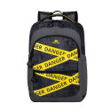 Rivacase Erebus 39.6 cm (15.6&quot;) Backpack Camouflage, Grey, Yellow