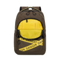 Rivacase Erebus 39.6 cm (15.6") Backpack Khaki, Yellow