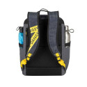Rivacase Erebus 39.6 cm (15.6&quot;) Backpack Camouflage, Grey, Yellow