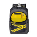Rivacase Erebus 39.6 cm (15.6&quot;) Backpack Camouflage, Grey, Yellow