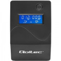 Qoltec Monolith uninterruptible power supply (UPS) Double-conversion (Online) 1 kVA 600 W 2 AC outle