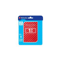 Verbatim Store &#039;n&#039; Go USB 3.0 Hard Drive 1TB Red