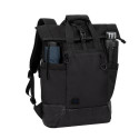 Rivacase Dijon notebook case 39.6 cm (15.6&quot;) Backpack Black