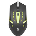 Defender HIT MB-601 mouse Gaming Ambidextrous USB Type-A Optical 1200 DPI