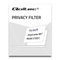 Qoltec 51051 display privacy filters 35.6 cm (14&quot;)