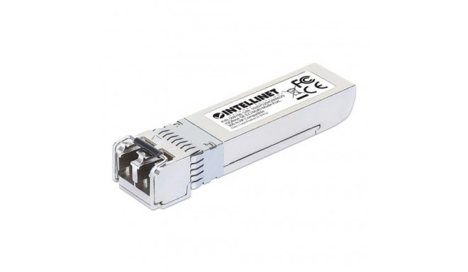 Intellinet Transceiver Module Optical, 10 Gigabit Fiber SFP+, 10GBase-SR (LC) Multi-Mode Port, 300m,