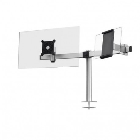 Durable 508823 monitor mount / stand 86.4 cm (34") Desk Silver