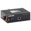 Intellinet Industrial Gigabit Media Converter 10/100/1000Base-TX to 1000Base-LX (SC) Single-mode, 20