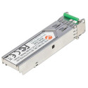 Intellinet Transceiver Module Optical, Gigabit Fiber WDM Bi-Directional SFP, 1000Base-Lx (LC) Single