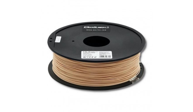 Qoltec 50676 3D printing material Polylactic acid (PLA) Tan 1 kg