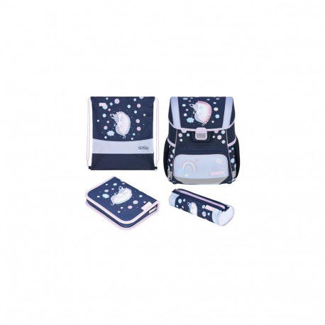 Herlitz Loop Plus Unicorn Dreams school bag set Girl Polyester Dark Blue, Pink