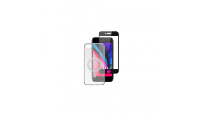 4smarts 496254 mobile phone case 11.9 cm (4.7&quot;) Cover Black, Transparent