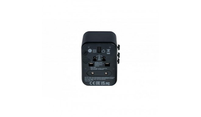 Verbatim 49544 power plug adapter Universal Black