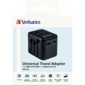 Verbatim 49544 power plug adapter Universal Black