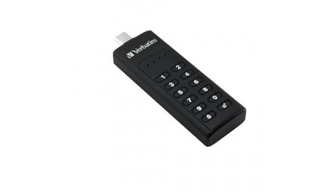 Verbatim Keypad Secure - USB-C Drive with Password Protection and AES-256 HW encryption to protect y
