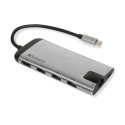 Verbatim 49142 laptop dock/port replicator USB 3.2 Gen 1 (3.1 Gen 1) Type-C Black, Silver