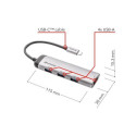 Verbatim USB-C Multiport Hub Four port USB 3.2 Gen 1