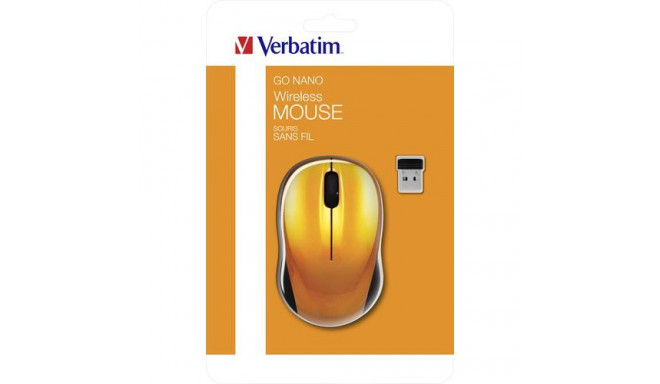 Verbatim Go Nano mouse Ambidextrous RF Wireless 1600 DPI