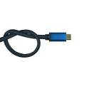 Alcasa 4812-CSF010B video cable adapter 1 m USB Type-C DisplayPort Blue