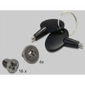 DeLOCK 47220 drive bay panel Black