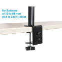 Manhattan TV &amp; Monitor &amp; Laptop Combo Mount, Desk, Full Motion, 1 screen, Screen Siz