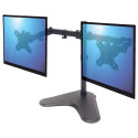 Manhattan TV &amp; Monitor Mount, Desk, Double-Link Arms, 2 screens, Screen Sizes: 10-27&quo