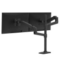 Ergotron LX Series LX Dual Stacking Arm, Tall Pole, Matte Black 101.6 cm (40&quot;) Desk