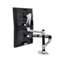 Ergotron LX Series Dual Stacking Arm monitor mount / stand 61 cm (24&quot;) Desk Silver