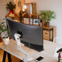Ergotron HX Series 45-475-216 monitor mount / stand 124.5 cm (49&quot;) Desk White