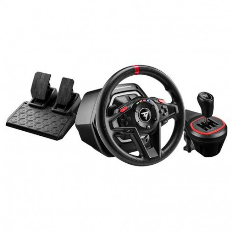 Thrustmaster T128 Shifter Pack Black USB Steering wheel + pedals + shifter Analogue / Digital PC, Xb