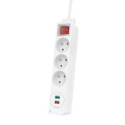 Hama 44133757 power extension 1.4 m 3 AC outlet(s) Indoor White