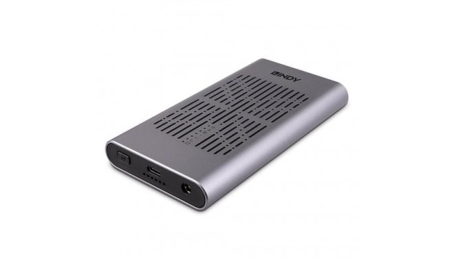 Lindy USB 3.2 Gen 2x2 Dual M.2 NVMe SSD Enclosure with Clone Feature