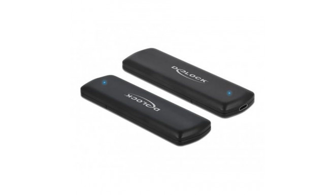 DeLOCK External USB Type-C Combo Enclosure for M.2 NVMe PCIe or SATA SSD