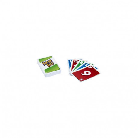 Mattel Games Skip-Bo Card Game for Kids, Adults & Families, Color Blind Accessible Deck for 2 to