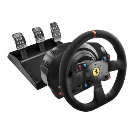 Thrustmaster T300 Ferrari Integral Racing Wheel Alcantara Edition Black Steering wheel + Pedals Anal