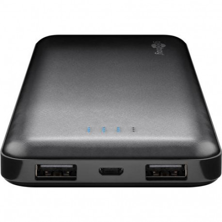 Goobay 40891 power bank Lithium Polymer (LiPo) 10000 mAh Black