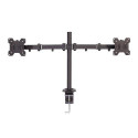 Lindy Dual Display Bracket with Pole and Desk Clamp
