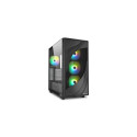 Sharkoon REBEL C80G RGB Midi Tower Black