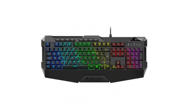 Sharkoon SKILLER SGK4 keyboard USB QWERTZ German Black