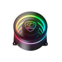 COUGAR Gaming CGR-PSDELRGB-B-360 Processor All-in-one liquid cooler 12 cm Black