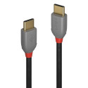 Lindy 2m USB 2.0 Type C to C Cable, Anthra Line
