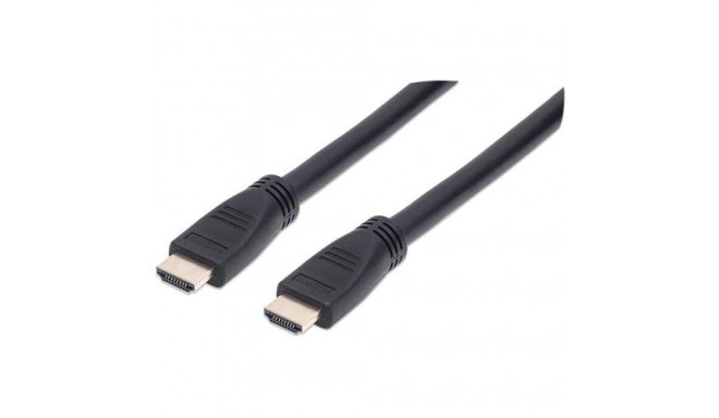 Manhattan HDMI 4K@60Hz Cable with Ethernet - CL3 rated, 10m, Suitable for In-Wall use, For ALL 4K &a