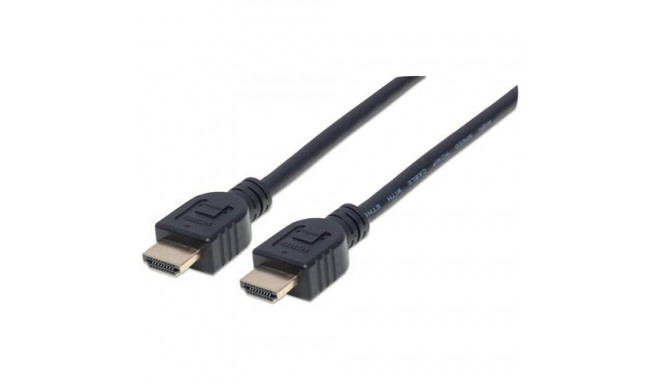 Manhattan HDMI 4K@60Hz Cable with Ethernet - CL3 rated, 5m, Suitable for In-Wall use, For ALL 4K &am
