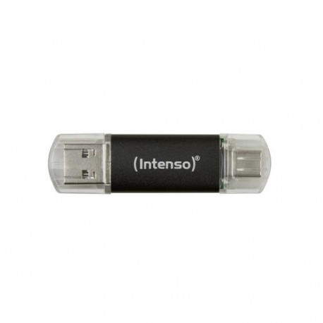 Intenso Twist Line USB flash drive 128 GB USB Type-A / USB Type-C 3.2 Gen 1 (3.1 Gen 1) Anthracite