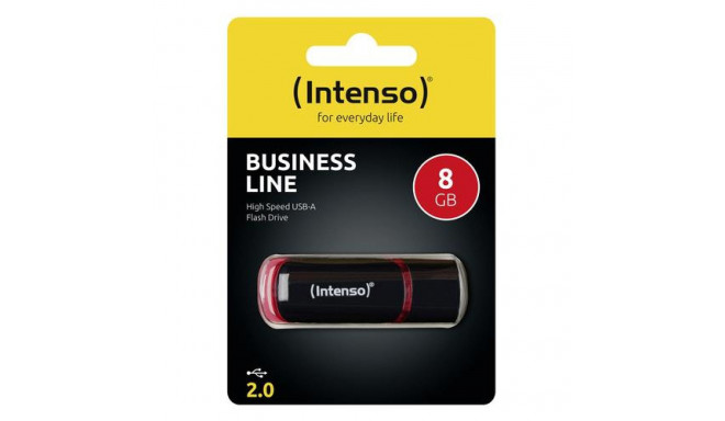 Intenso 8GB USB2.0 USB flash drive USB Type-A 2.0 Black, Red